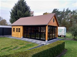 Eiken tuinhuis bijgebouw 03