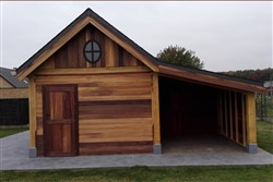 Eiken tuinhuis op maat
