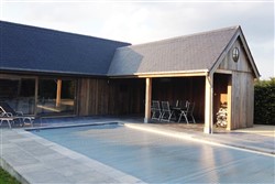 Eiken tuinhuis op maat