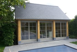 Op maat gebouwd tuinhuis