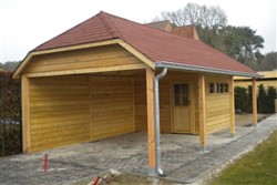 Tuinhuis maatwerk zithoek wolfsdak